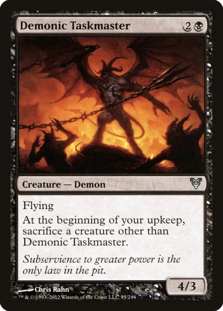 Demonic Taskmaster [Avacyn Restored] - MTG Single