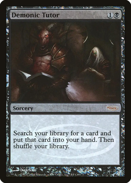 Demonic Tutor [Judge Gift Cards 2008] - MTG Single