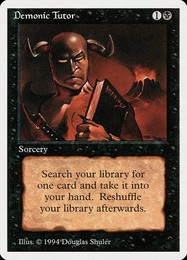 Demonic Tutor [Summer Magic / Edgar] - MTG Single