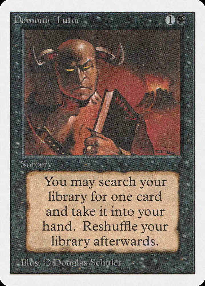 Demonic Tutor [Unlimited Edition] - MTG Single