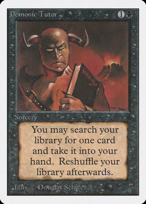 Demonic Tutor [Unlimited Edition] - MTG Single