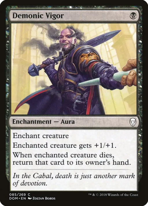 Demonic Vigor [Dominaria] - MTG Single