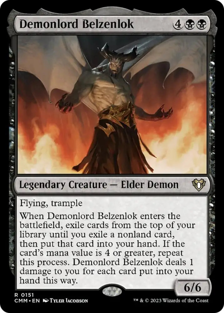 Demonlord Belzenlok [Commander Masters] - MTG Single