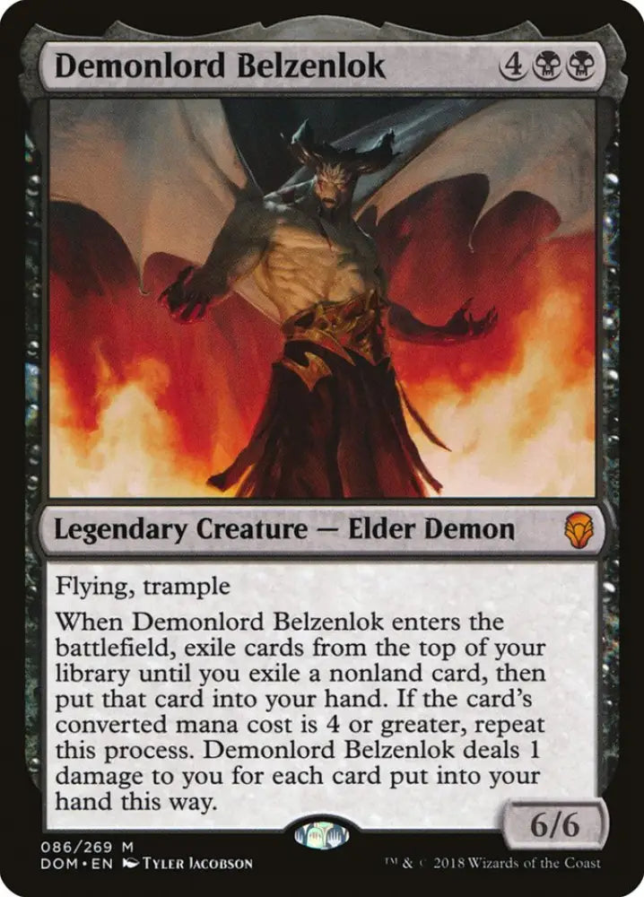 Demonlord Belzenlok [Dominaria] - MTG Single