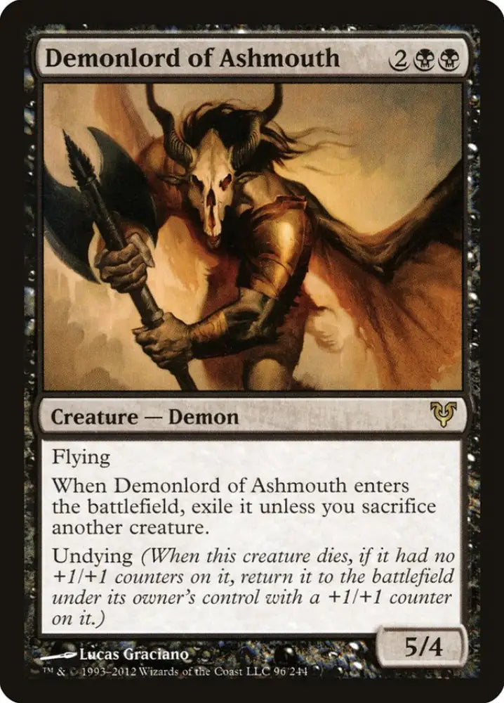 Demonlord of Ashmouth [Avacyn Restored] - MTG Single