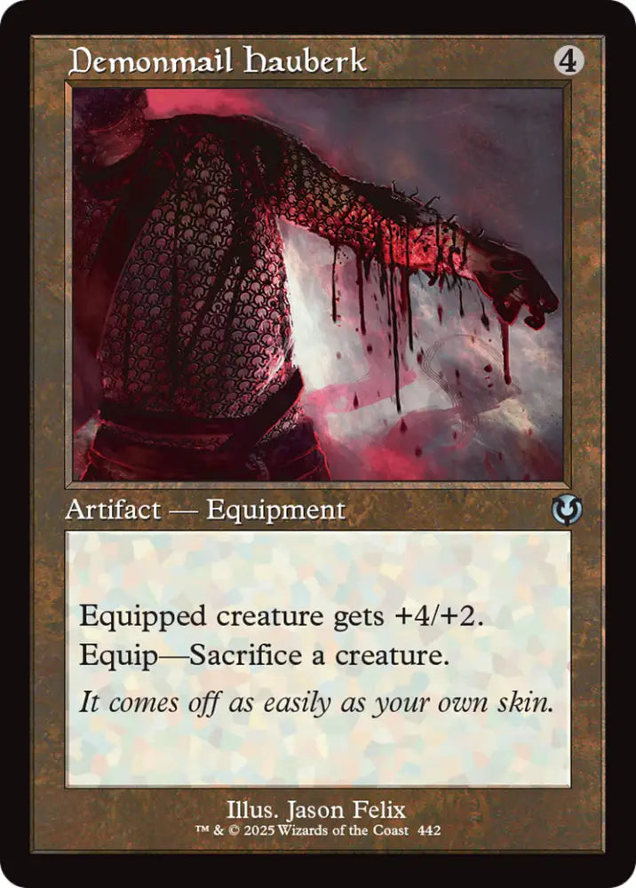 Demonmail Hauberk (Retro Frame) [Innistrad Remastered] - MTG Single
