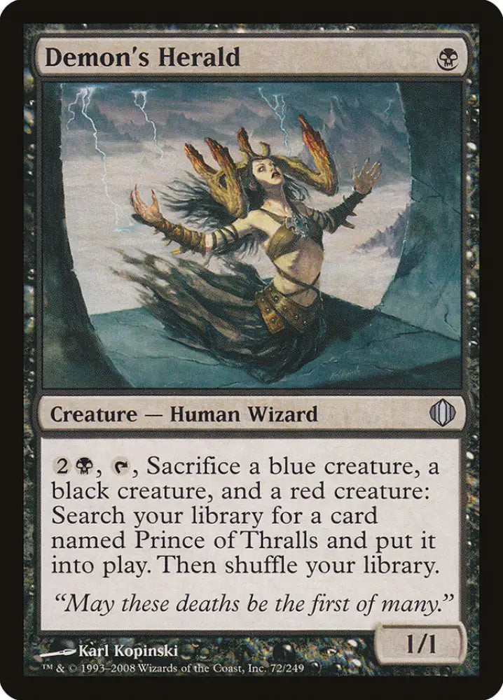 Demon’s Herald [Shards of Alara] - MTG Single