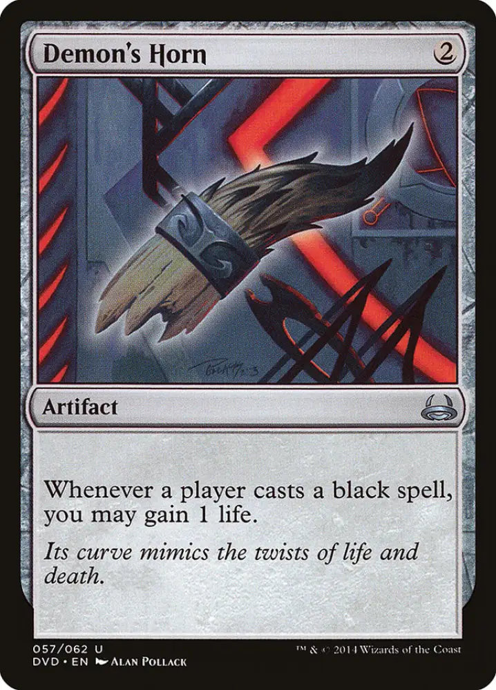 Demon’s Horn (Divine vs. Demonic) [Duel Decks Anthology] - MTG Single