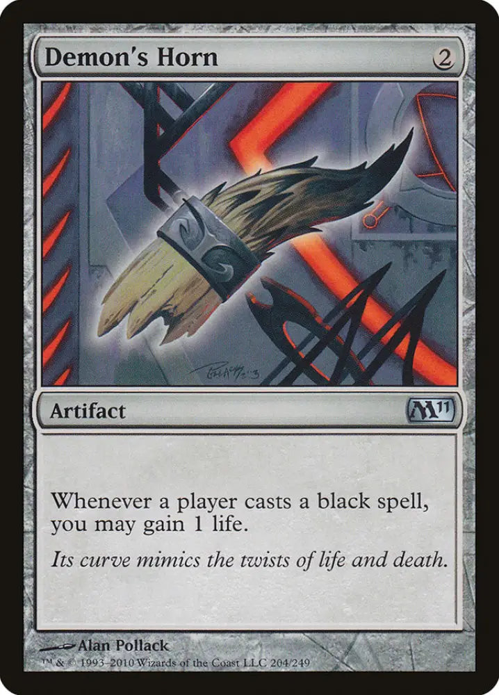 Demon’s Horn [Magic 2011] - MTG Single