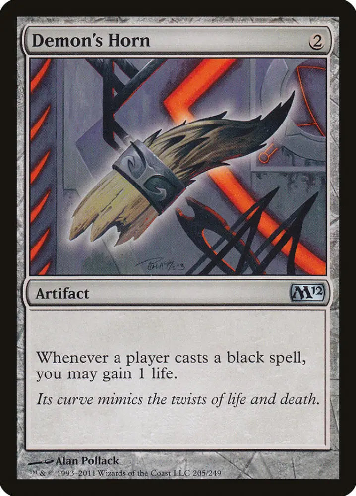 Demon’s Horn [Magic 2012] - MTG Single