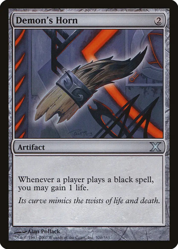 Demon’s Horn [Tenth Edition] - MTG Single