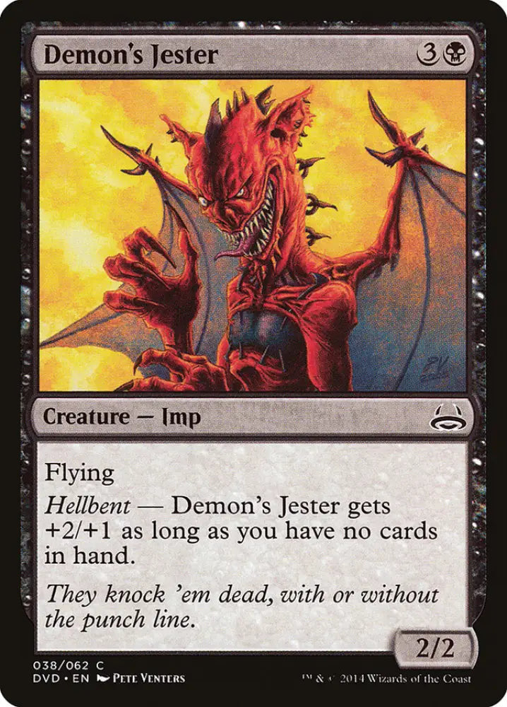 Demon’s Jester (Divine vs. Demonic) [Duel Decks Anthology] - MTG Single