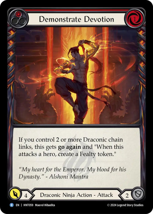 Demonstrate Devotion (Red) [The Hunted] - Flesh And Blood Single
