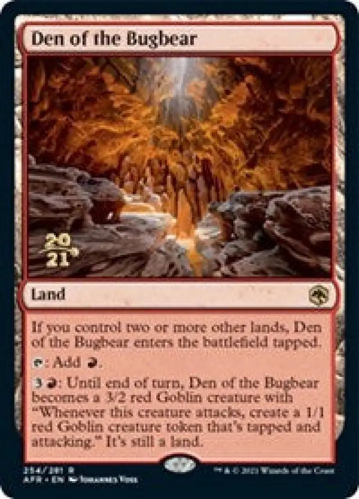 Den of the Bugbear (254) [Prerelease Cards]