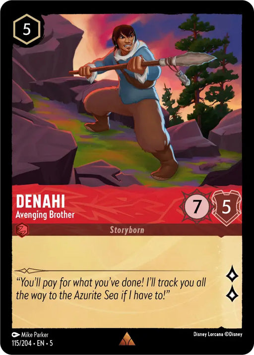 Denahi - Avenging Brother (115/204) [Shimmering Skies] - Lorcana Single