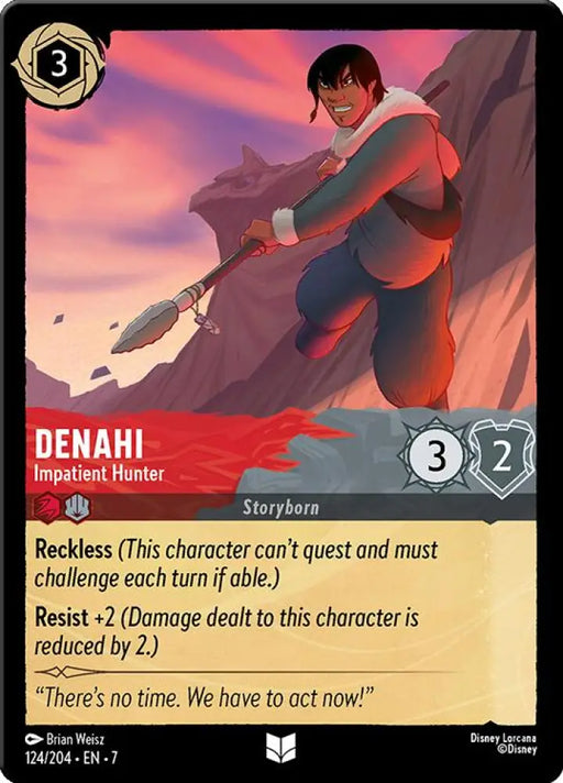 Denahi - Impatient Hunter (124/204) [Archazia’s Island] - Lorcana Single