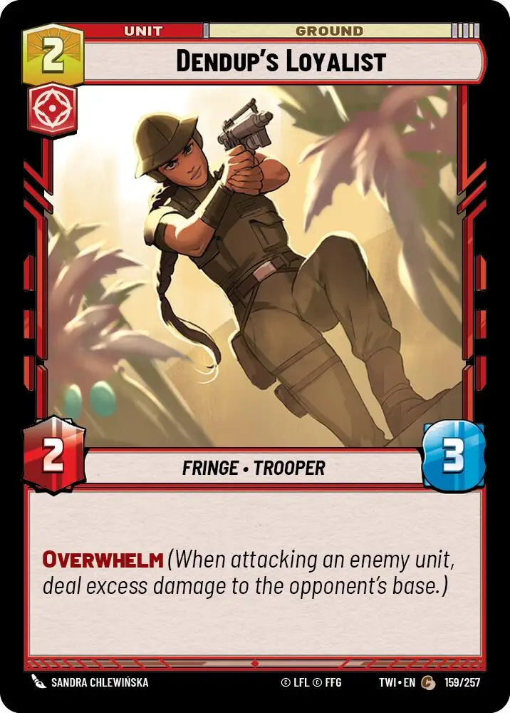 Dendup’s Loyalist (159/257) [Twilight of the Republic] - Star Wars: Unlimited Single