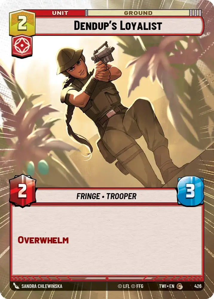 Dendup’s Loyalist (Hyperspace) (426) [Twilight of the Republic] - Star Wars: Unlimited Single