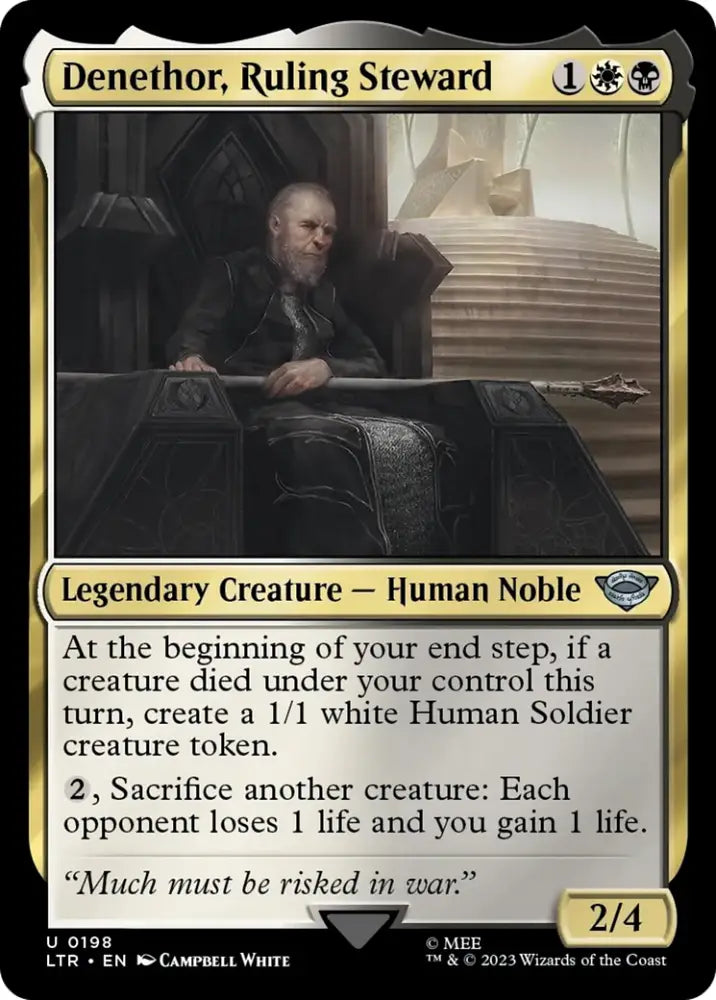Denethor Ruling Steward [The Lord of the Rings: Tales of Middle-Earth] - MTG Single