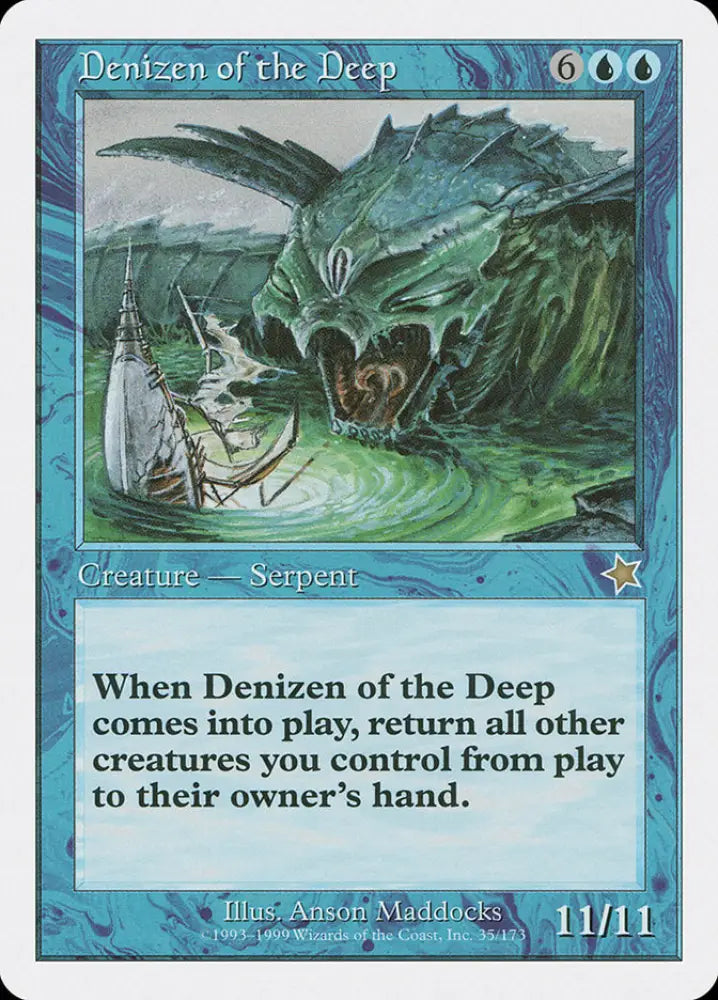 Denizen of the Deep [Starter 1999] - MTG Single