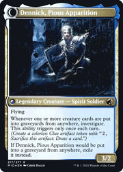 Dennick, Pious Apprentice (217) [Prerelease Cards] Reverse