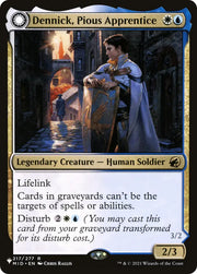 Dennick Pious Apprentice // Dennick Pious Apparition [Secret Lair: From Cute to Brute] - MTG Single