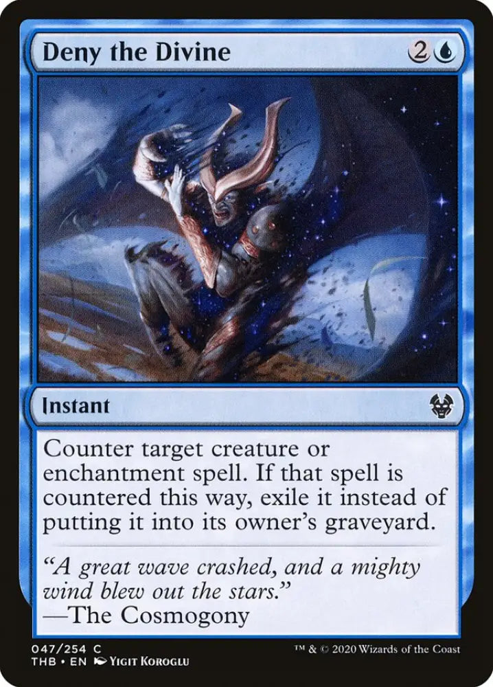 Deny the Divine [Theros Beyond Death] - MTG Single