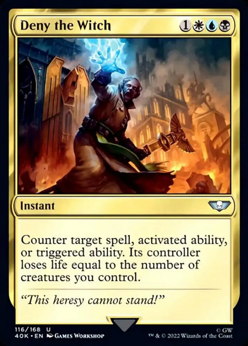 Deny the Witch [Warhammer 40,000] - MTG Single