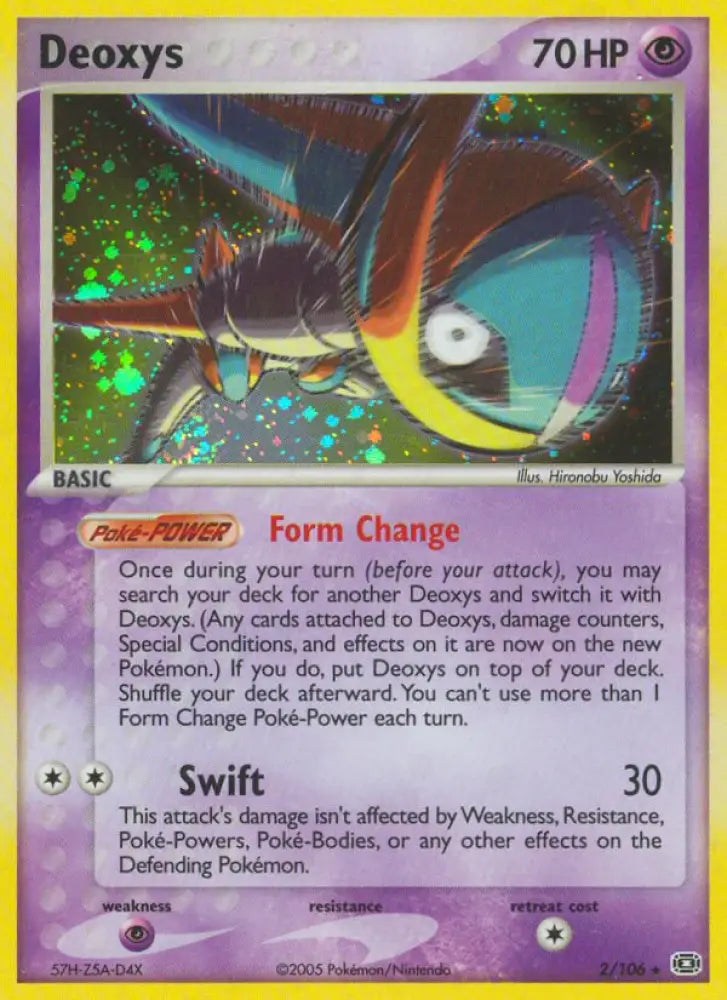 Deoxys (2/106) [EX: Emerald] - Pokemon Single