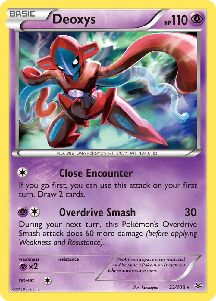 Deoxys (33/108) [XY: Roaring Skies] - Pokemon Single