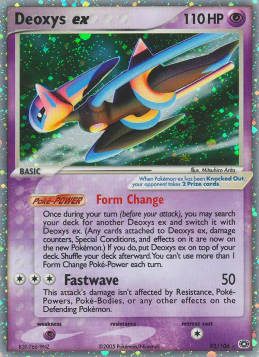 Deoxys ex (93/106) [EX: Emerald] - Pokemon Single