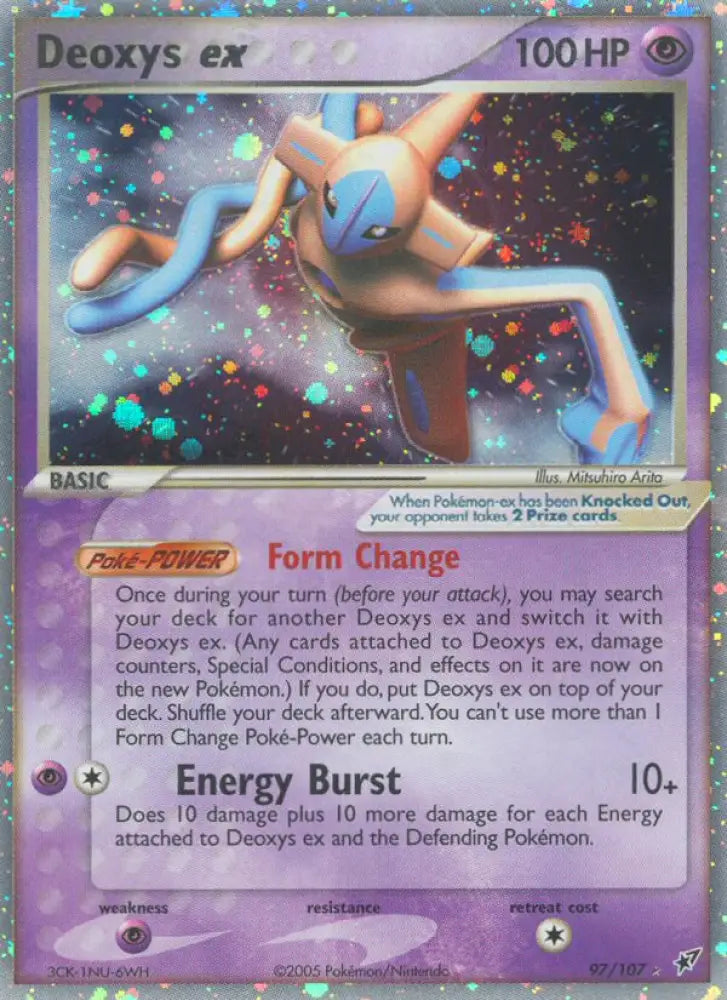 Deoxys ex (97/107) [EX: Deoxys] - Pokemon Single