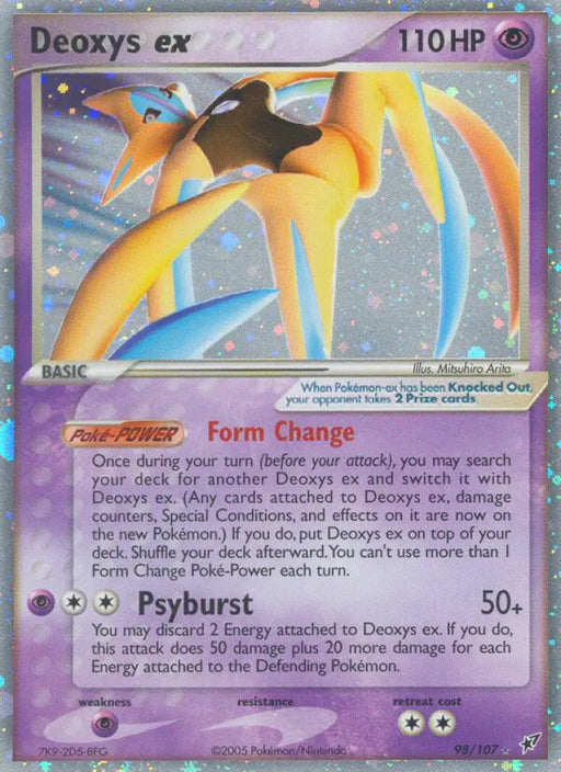 Deoxys ex (98/107) [EX: Deoxys] - Pokemon Single