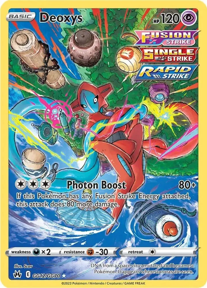 Deoxys (GG12/GG70) [Sword & Shield: Crown Zenith] - Pokemon Single