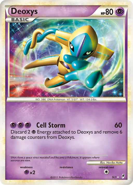 Deoxys (SL1) [HeartGold & SoulSilver: Call of Legends] - Pokemon Single