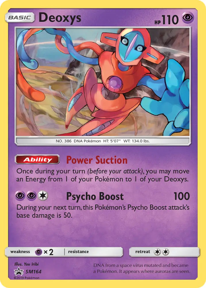 Deoxys (SM164) [Sun & Moon: Black Star Promos] - Pokemon Single