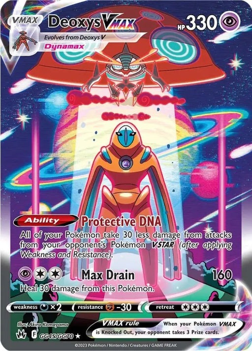 Deoxys VMAX (GG45/GG70) [Sword & Shield: Crown Zenith] - Pokemon Single