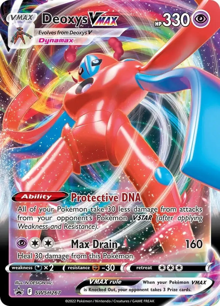 Deoxys VMAX (SWSH267) [Sword & Shield: Black Star Promos] - Pokemon Single