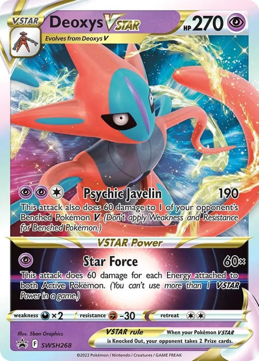 Deoxys VSTAR (SWSH268) [Sword & Shield: Black Star Promos] - Pokemon Single