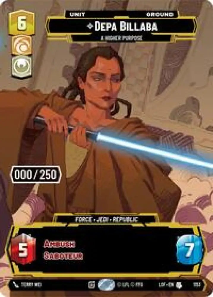 Depa Billaba - A Higher Purpose (Serialized) (1153) [Legends of the Force]