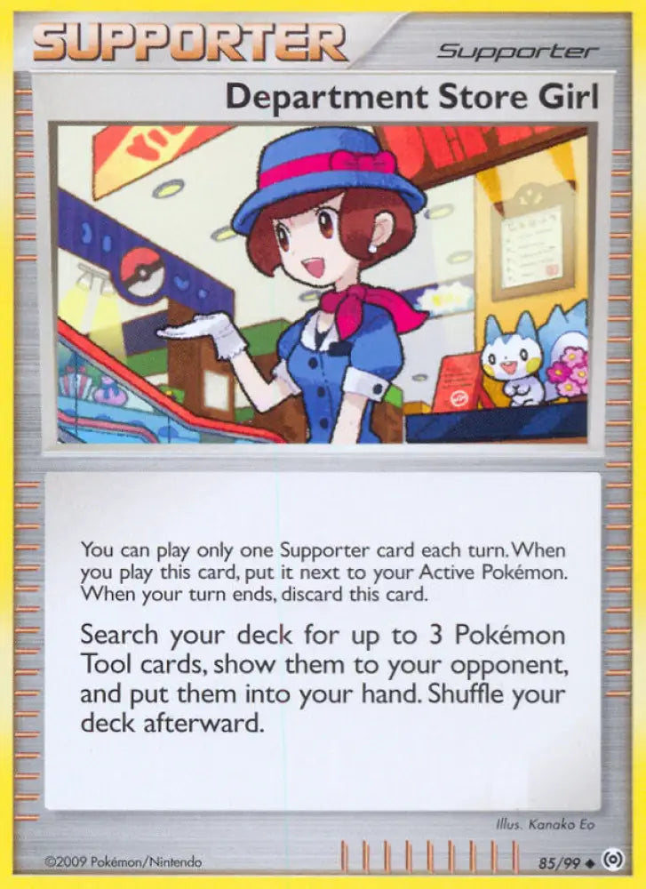 Department Store Girl (85/99) [Platinum: Arceus] - Pokemon Single
