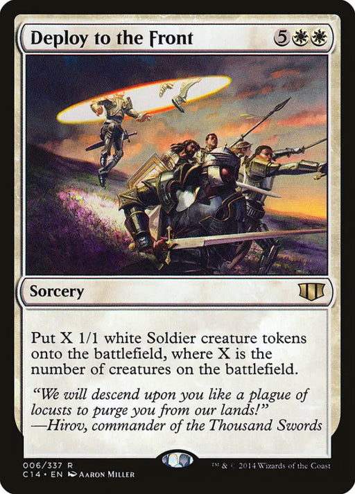 Deploy to the Front [Commander 2014] - MTG Single