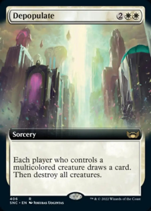 Depopulate (Extended Art) [Streets of New Capenna] - MTG Single