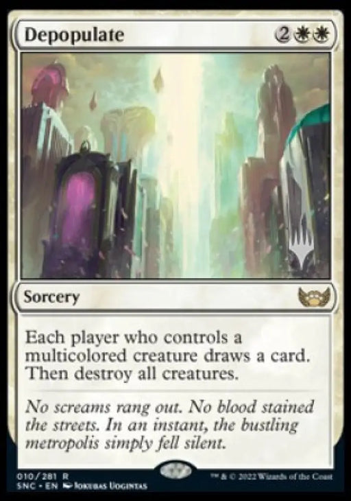 Depopulate (Promo Pack) [Streets of New Capenna Promos] - MTG Single