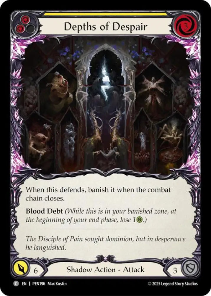 Depths Of Despair (Yellow) (PEN196) [Compendium of Rathe]