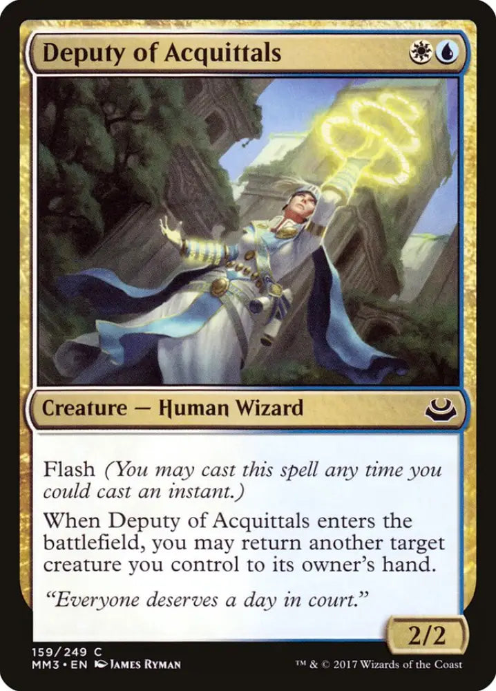 Deputy of Acquittals [Modern Masters 2017] - MTG Single