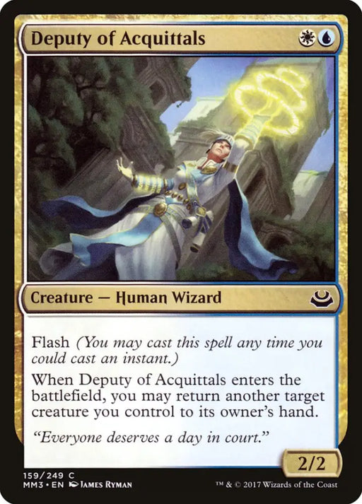 Deputy of Acquittals [Modern Masters 2017] - MTG Single