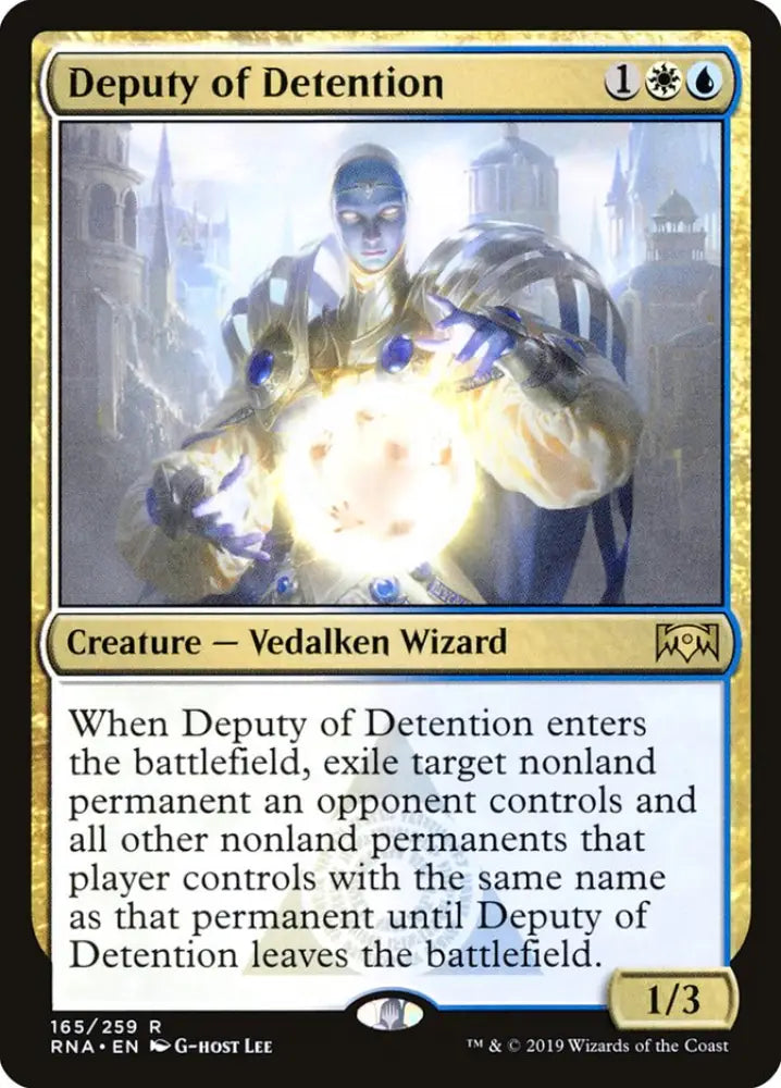 Deputy of Detention [Ravnica Allegiance] - MTG Single