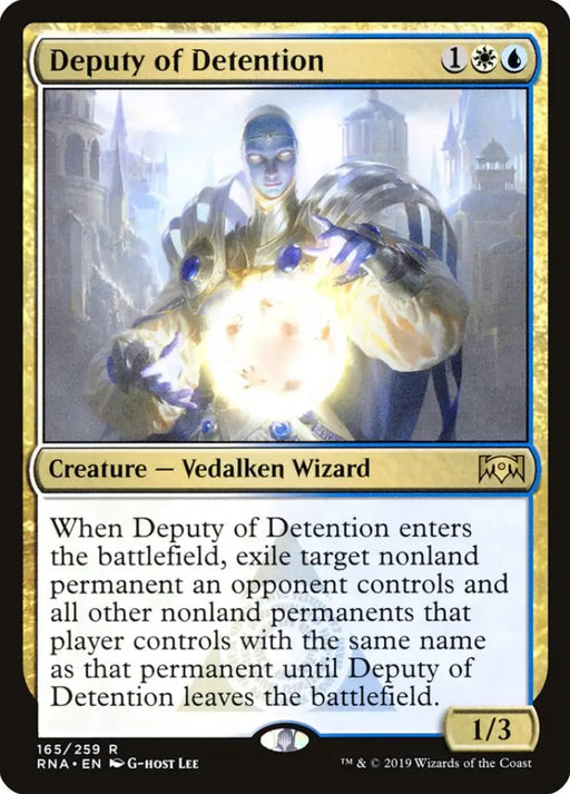 Deputy of Detention [Ravnica Allegiance] - MTG Single