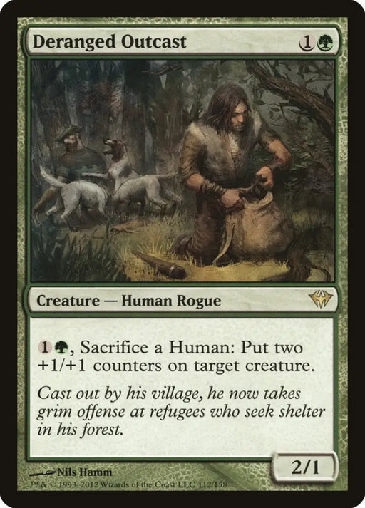 Deranged Outcast [Dark Ascension] - MTG Single